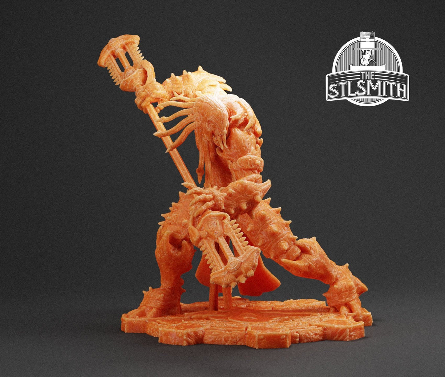 Gears Of War Skorge Ot Miniature - TheSTLSmith - 3D Printed with high quality resin for Skirmish/D&D games