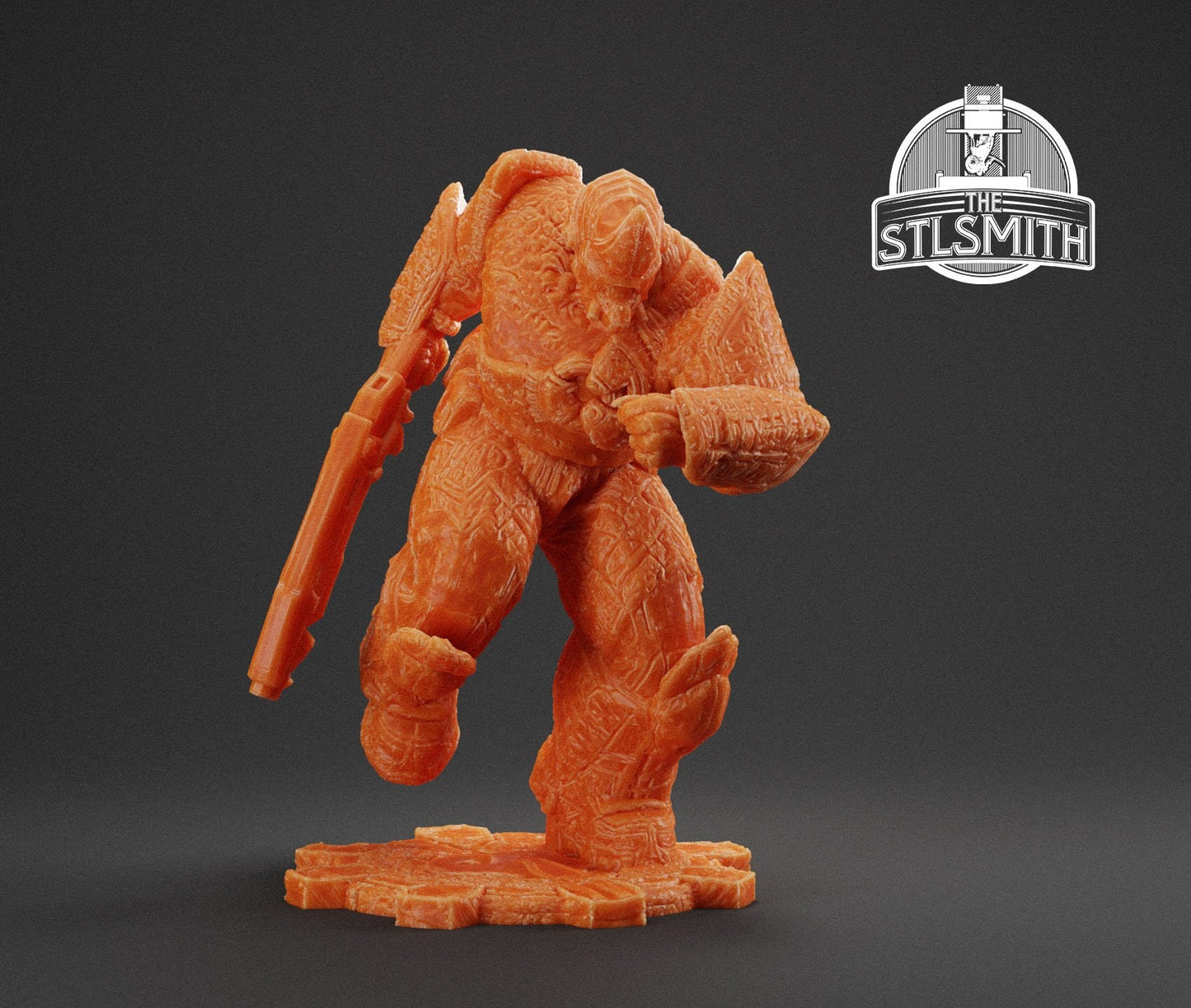 Gears Of War Hunter Ot Miniature - TheSTLSmith - 3D Printed with high quality resin for Skirmish/D&D games