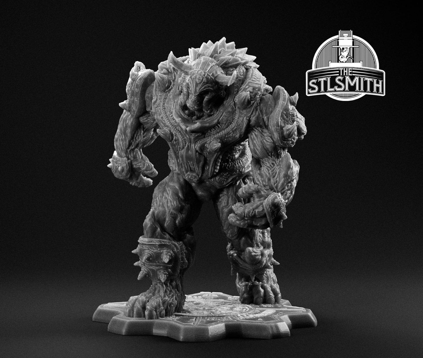 Gears Of War Berserkergang Special Ot Miniature - TheSTLSmith - 3D Printed with high quality resin for Skirmish/D&D games