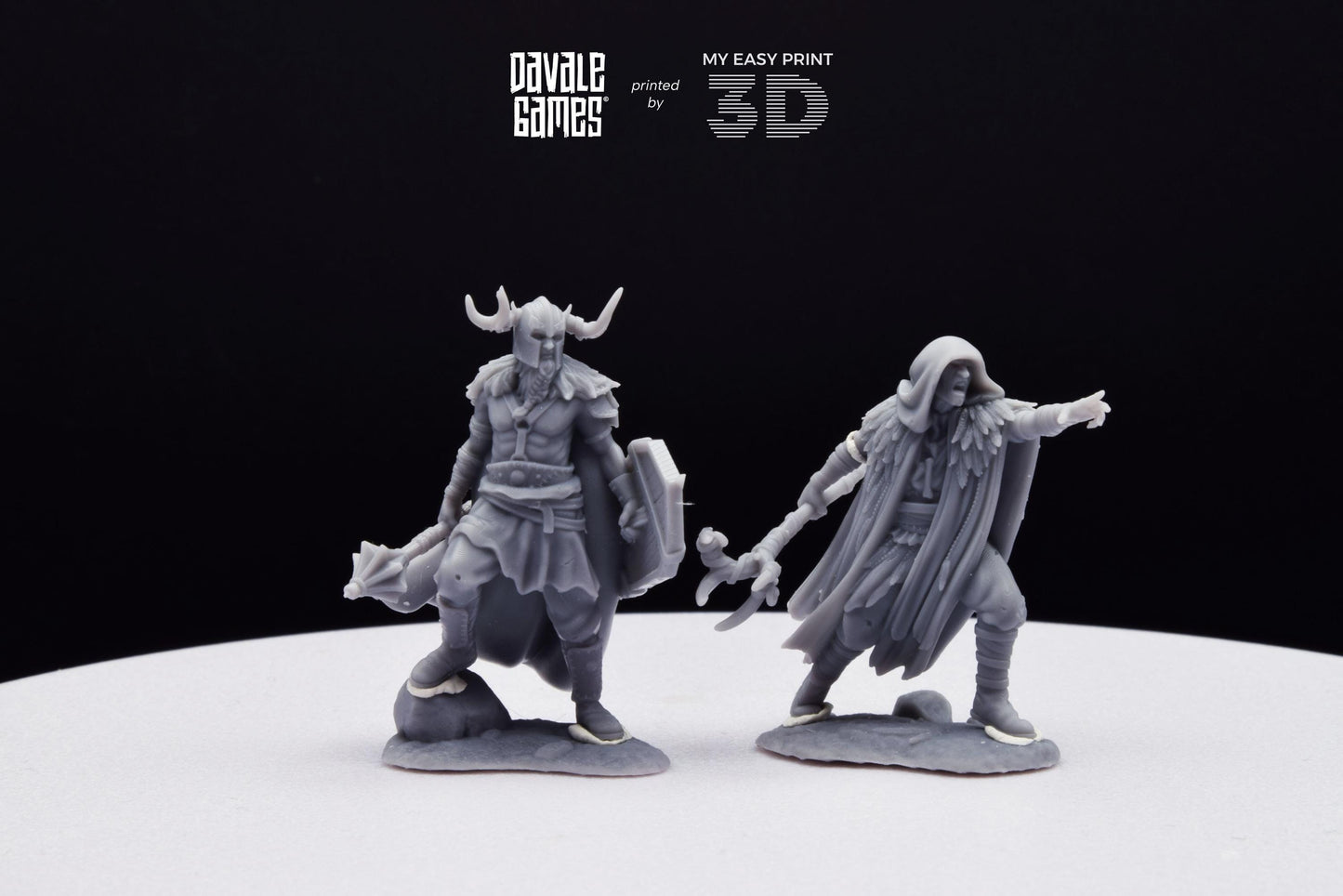 Aratch and Hetch, Khalüm Commanders - Dead City - Davale Games - 3D Printed with high quality resin for LOTR/D&D games