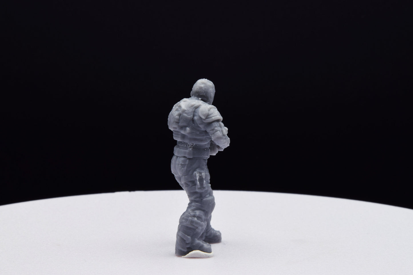 Gears Of War COG Soldier Winter Male Miniature - TheSTLSmith - 3D Printed with high quality resin for Skirmish/D&D games