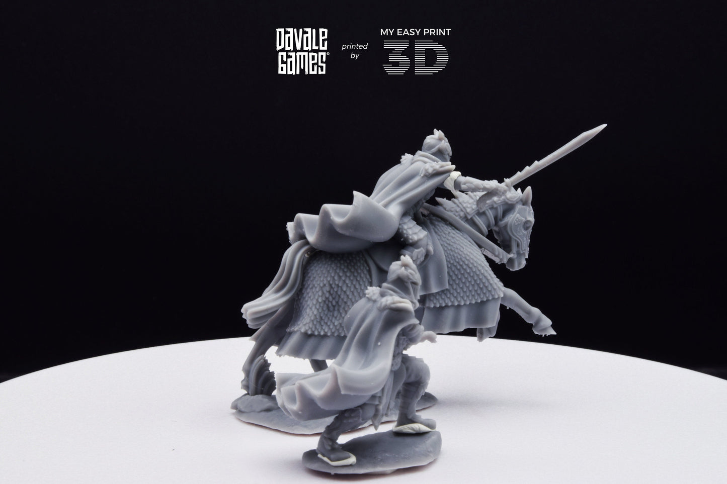 Lord of Dragons - Foot and Mounted - Davale Games - 3D Printed with high quality resin for LOTR/D&D games