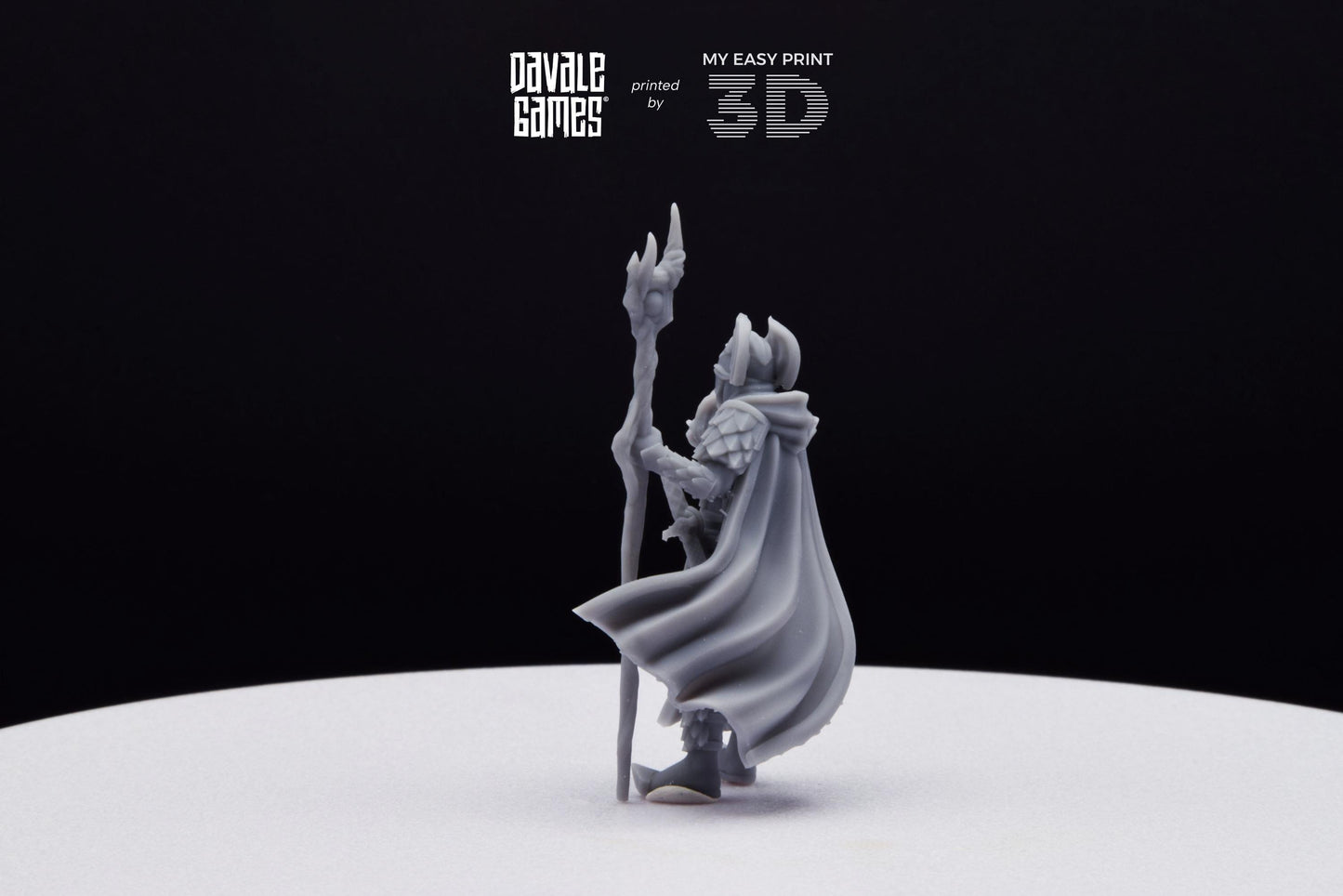Bordörgin The Great Sorcerer - Dragon Army - Davale Games - 3D Printed with high quality resin for LOTR/D&D games