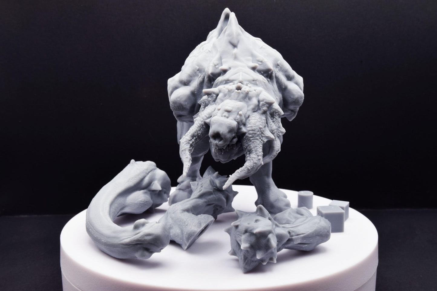 Doom Hell Guardian Miniature - Fanmade - TheSTLSmith - 3D Printed with high quality resin for Skirmish/D&D games