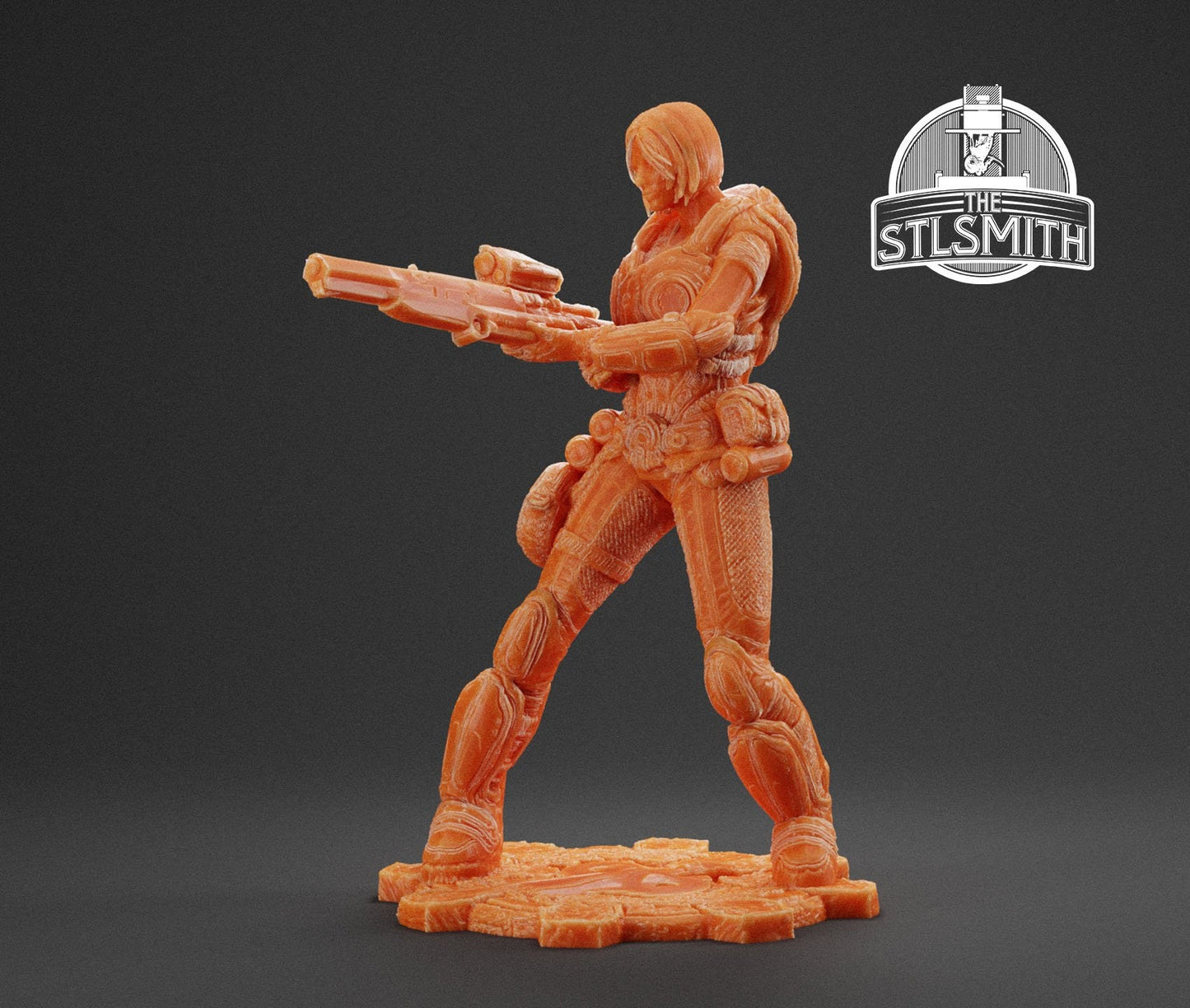 Gears Of War Anya Stroud Summer Ot Miniature - TheSTLSmith - 3D Printed with high quality resin for Skirmish/D&D games