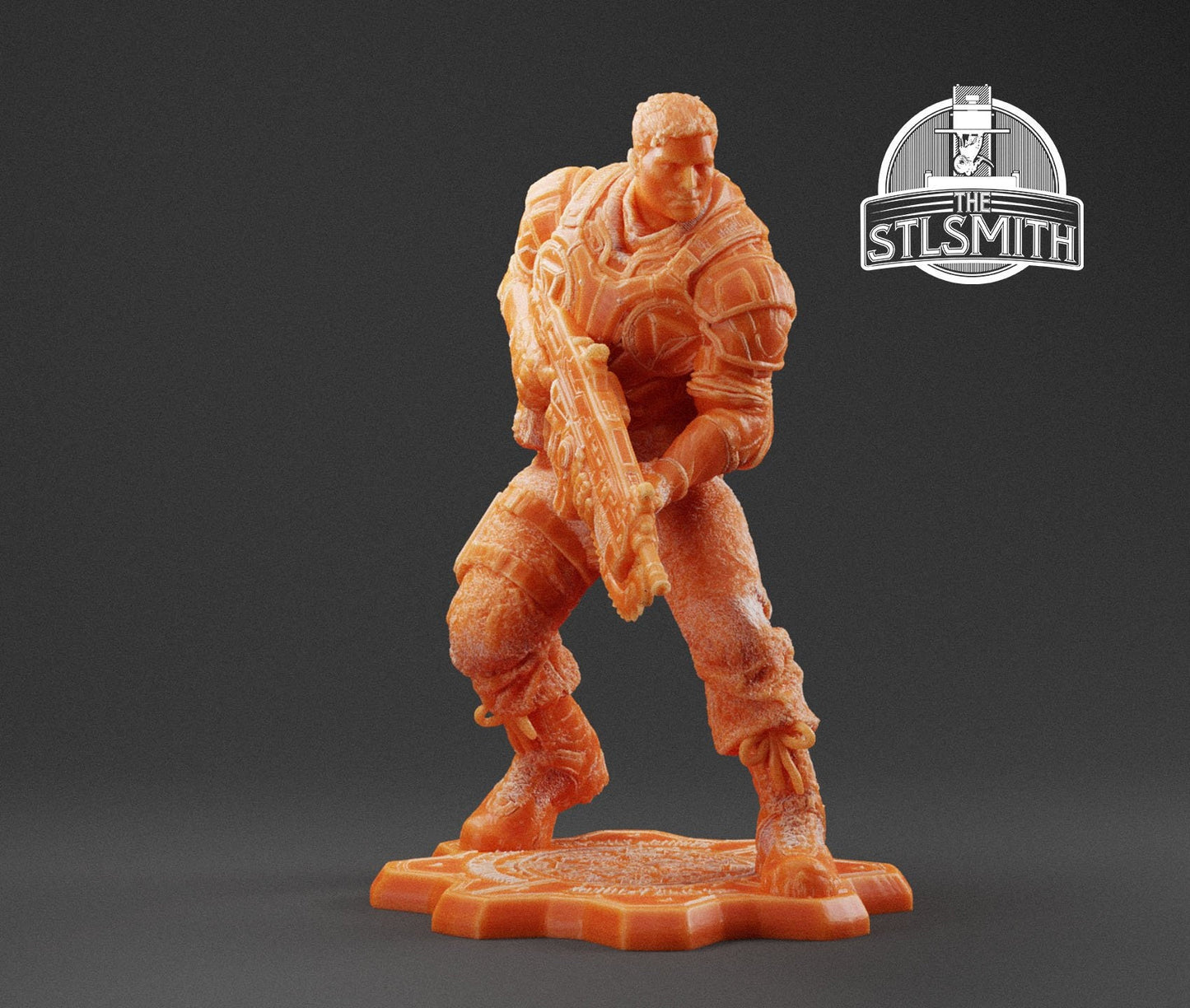 Gears Of War COG JD Fenix Ot Miniature - TheSTLSmith - 3D Printed with high quality resin for Skirmish/D&D games