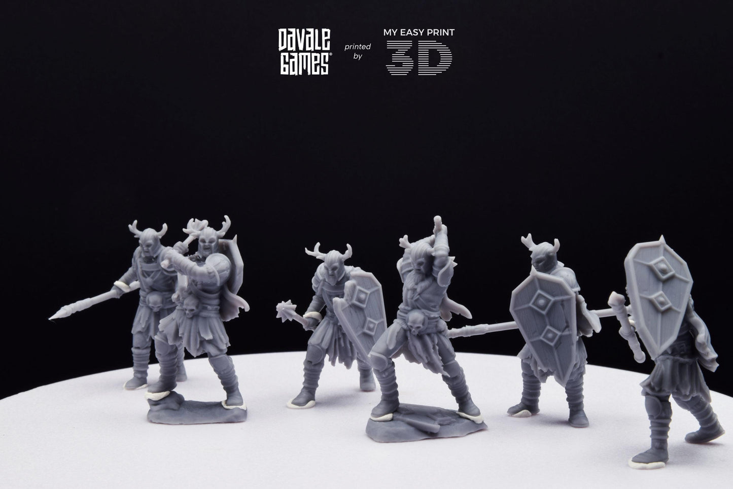 Warriors of Khalüm - Dead City - Davale Games - 3D Printed with high quality resin for LOTR/D&D games