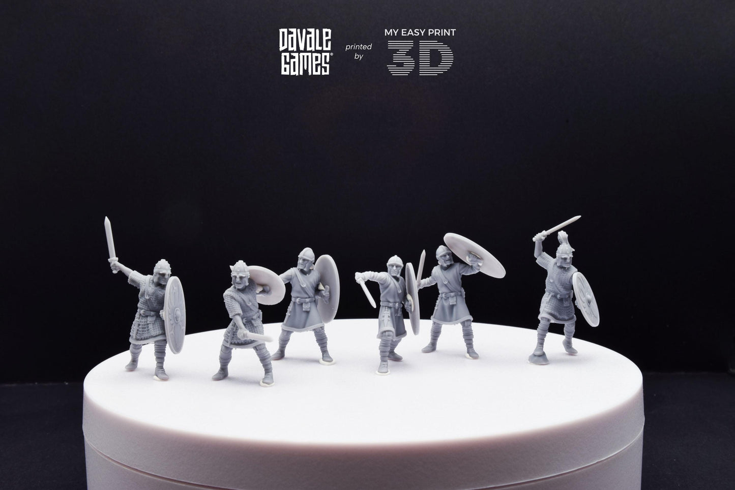 Roman Soldiers with Sword - Davale Games - Historical games - 3D Printed with high quality resin