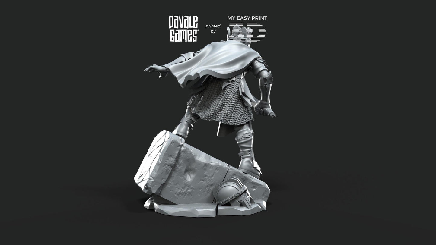 Drolok Crown Master - Goblins of the cave - Davale Games - 3D Printed with high quality resin for LOTR/D&D games