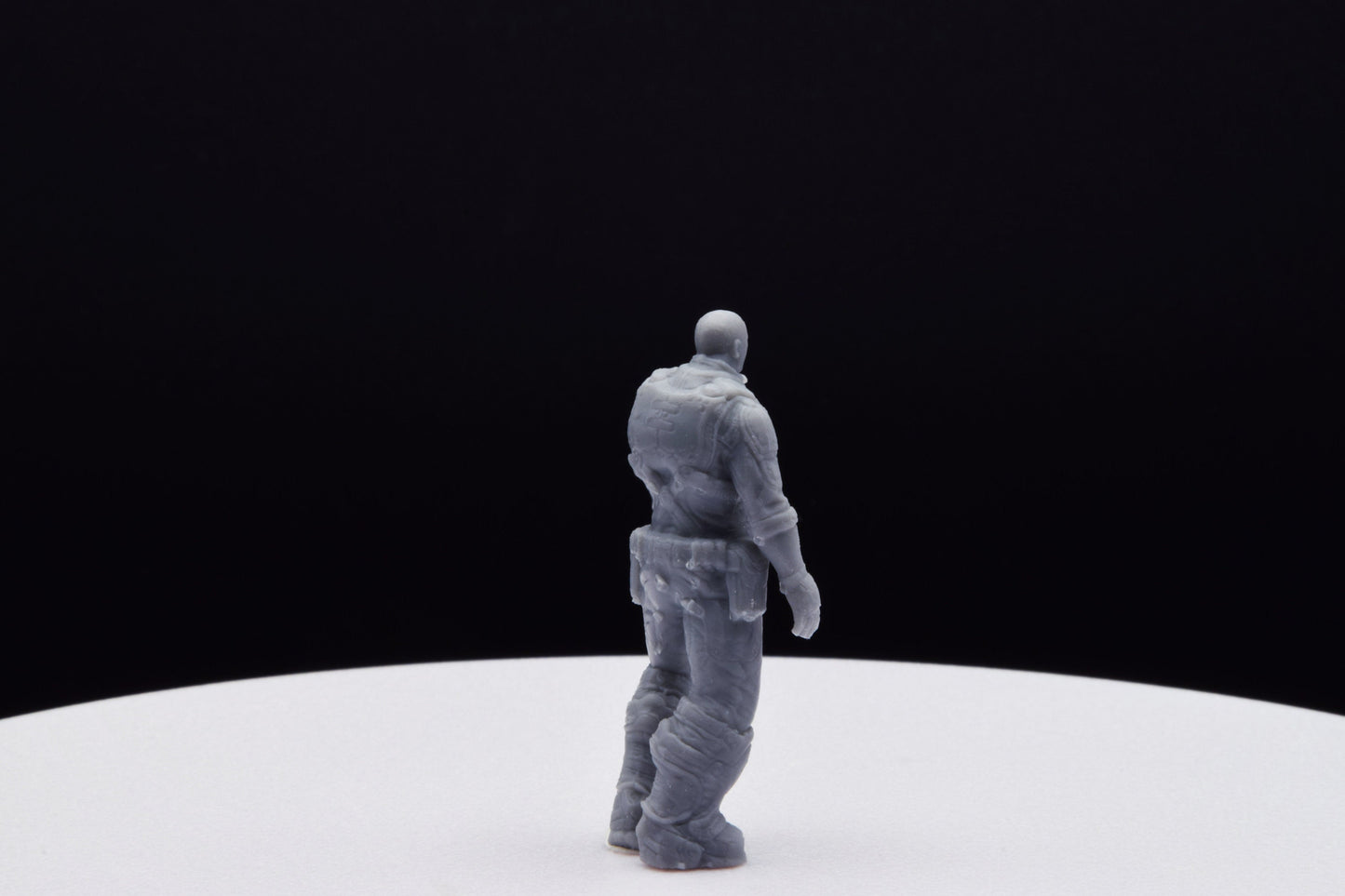 Gears Of War Richard Prescott - TheSTLSmith - 3D Printed with high quality resin for Skirmish/D&D games