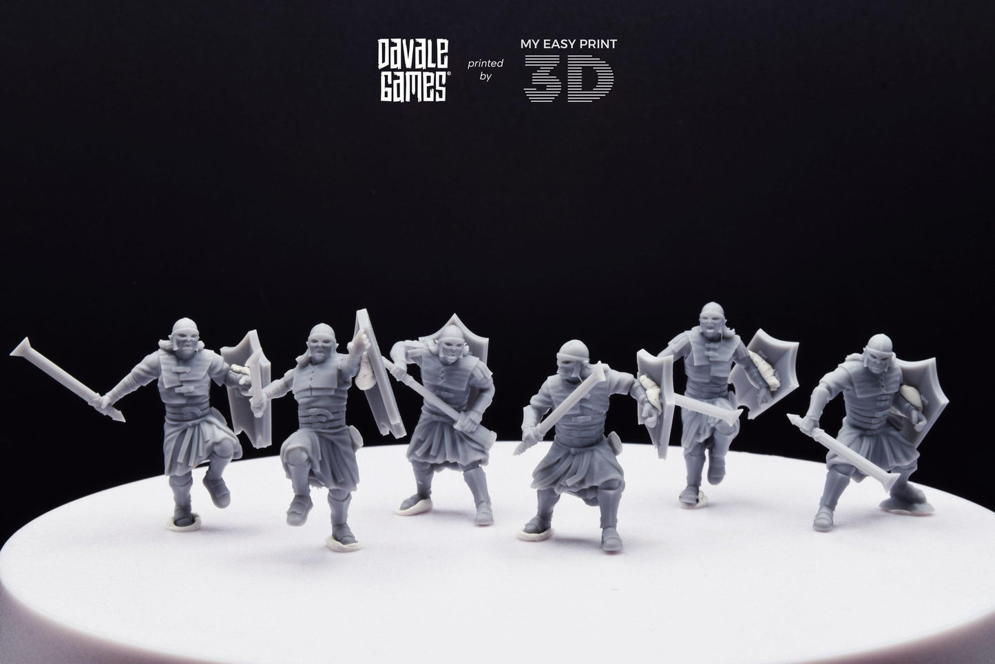 Outrider Blood Handed Orc - Davale Games - 3D Printed with high quality resin for LOTR/D&D games