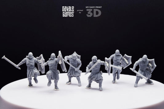 Outrider Blood Handed Orc - Davale Games - 3D Printed with high quality resin for LOTR/D&D games