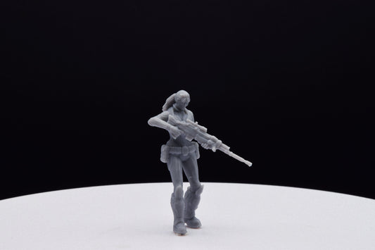 Gears Of War Sofia Hendrik Ot Miniature - TheSTLSmith - 3D Printed with high quality resin for Skirmish/D&D games