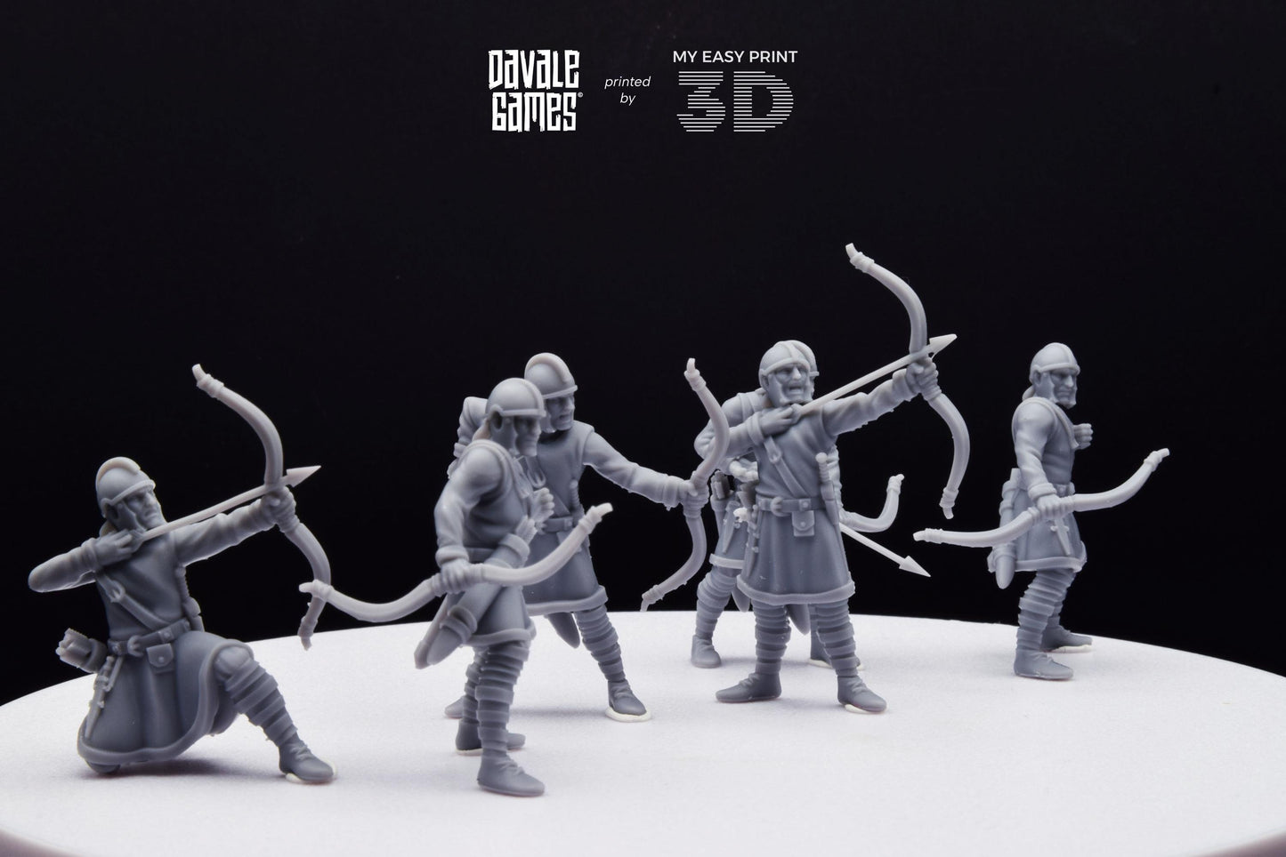 Roman Archers - Davale Games - Historical games - 3D Printed with high quality resin