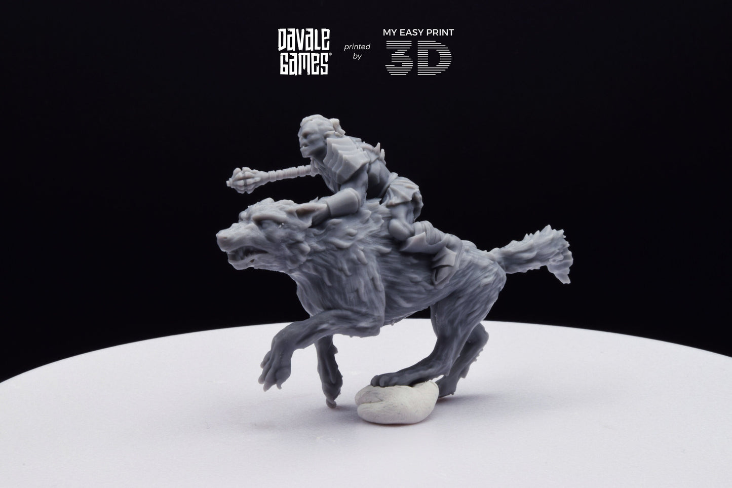 The Irreverent - Mounted - Davale Games - 3D Printed with high quality resin for LOTR/D&D games
