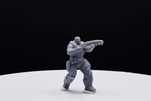 Gears Of War Augustus Cole Winter Ot Miniature - TheSTLSmith - 3D Printed with high quality resin for Skirmish/D&D games