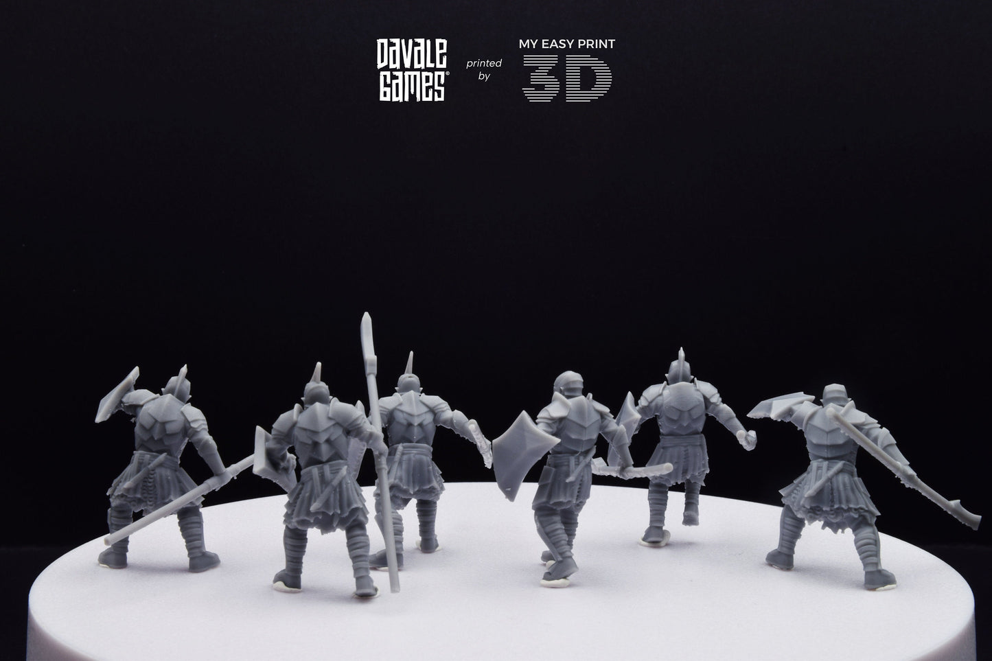 Super Orc Spearman - Davale Games - 3D Printed with high quality resin for LOTR/D&D games