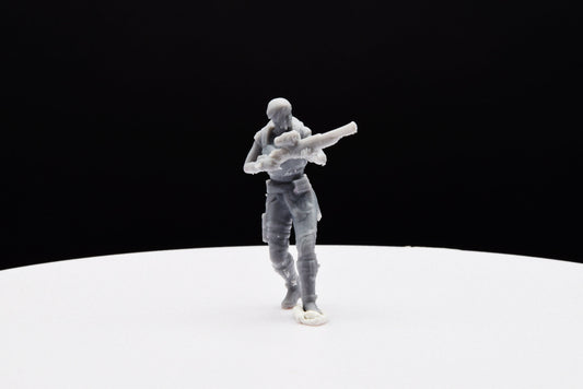 Gears Of War COG Kait Diaz Ot Miniature - TheSTLSmith - 3D Printed with high quality resin for Skirmish/D&D games