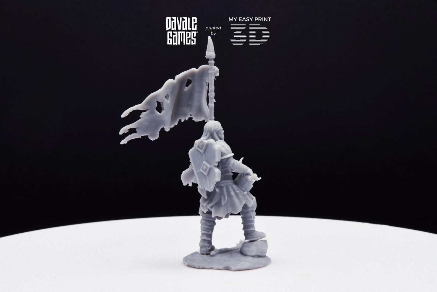 Khalüm Banner - Dead City - Davale Games - 3D Printed with high quality resin for LOTR/D&D games