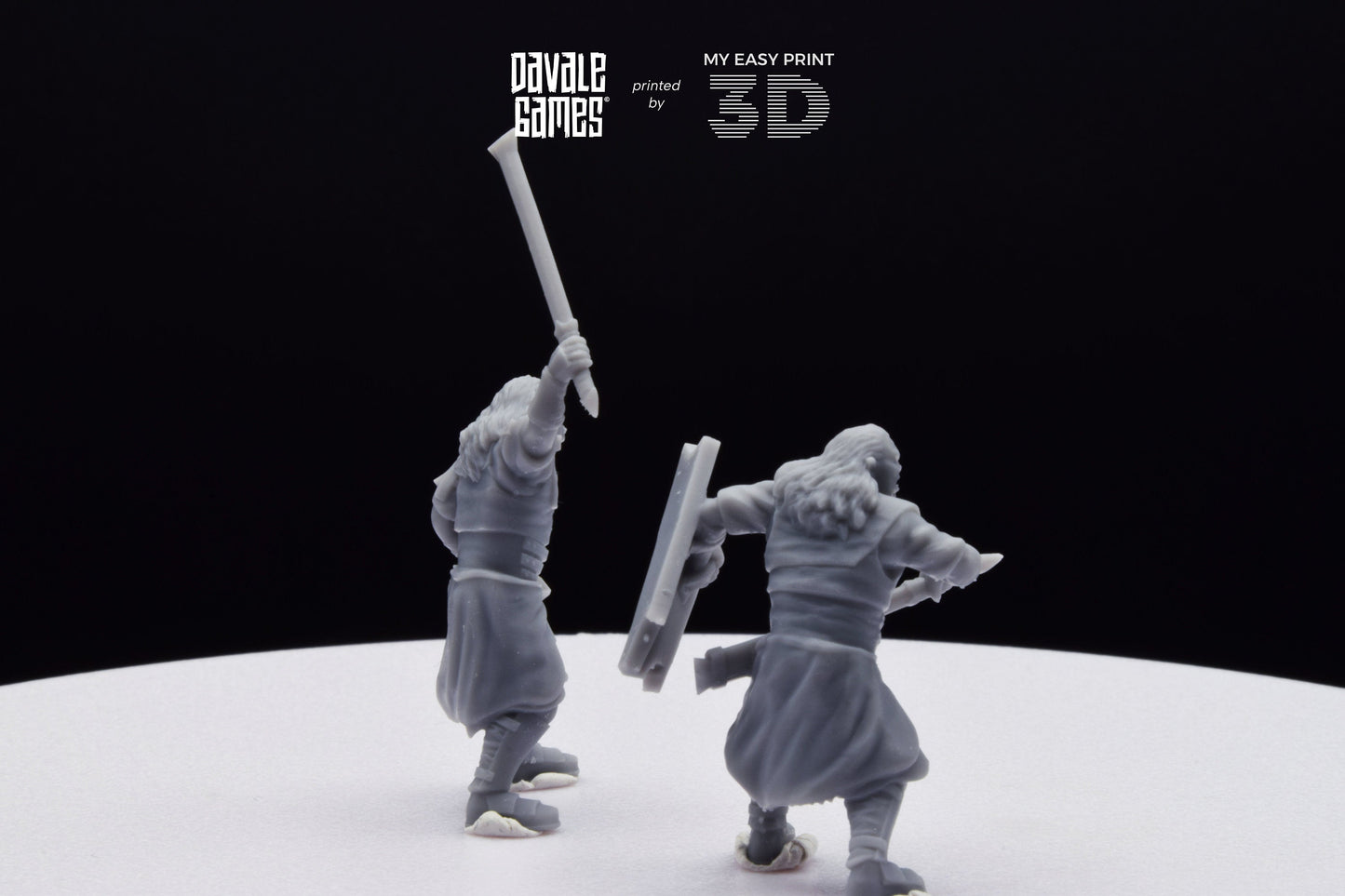 Blood-Handed Captains - Davale Games - 3D Printed with high quality resin for LOTR/D&D games