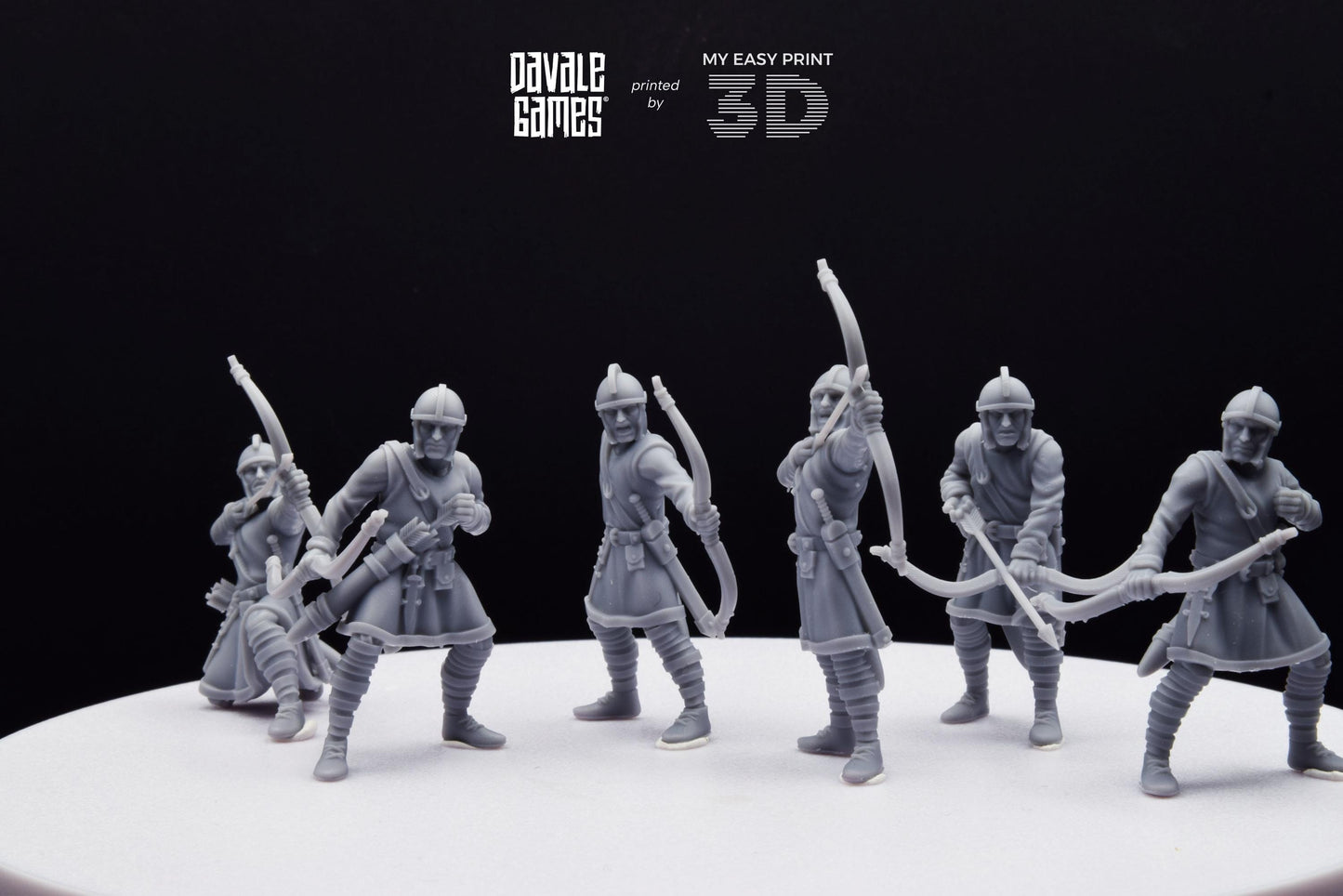 Roman Archers - Davale Games - Historical games - 3D Printed with high quality resin
