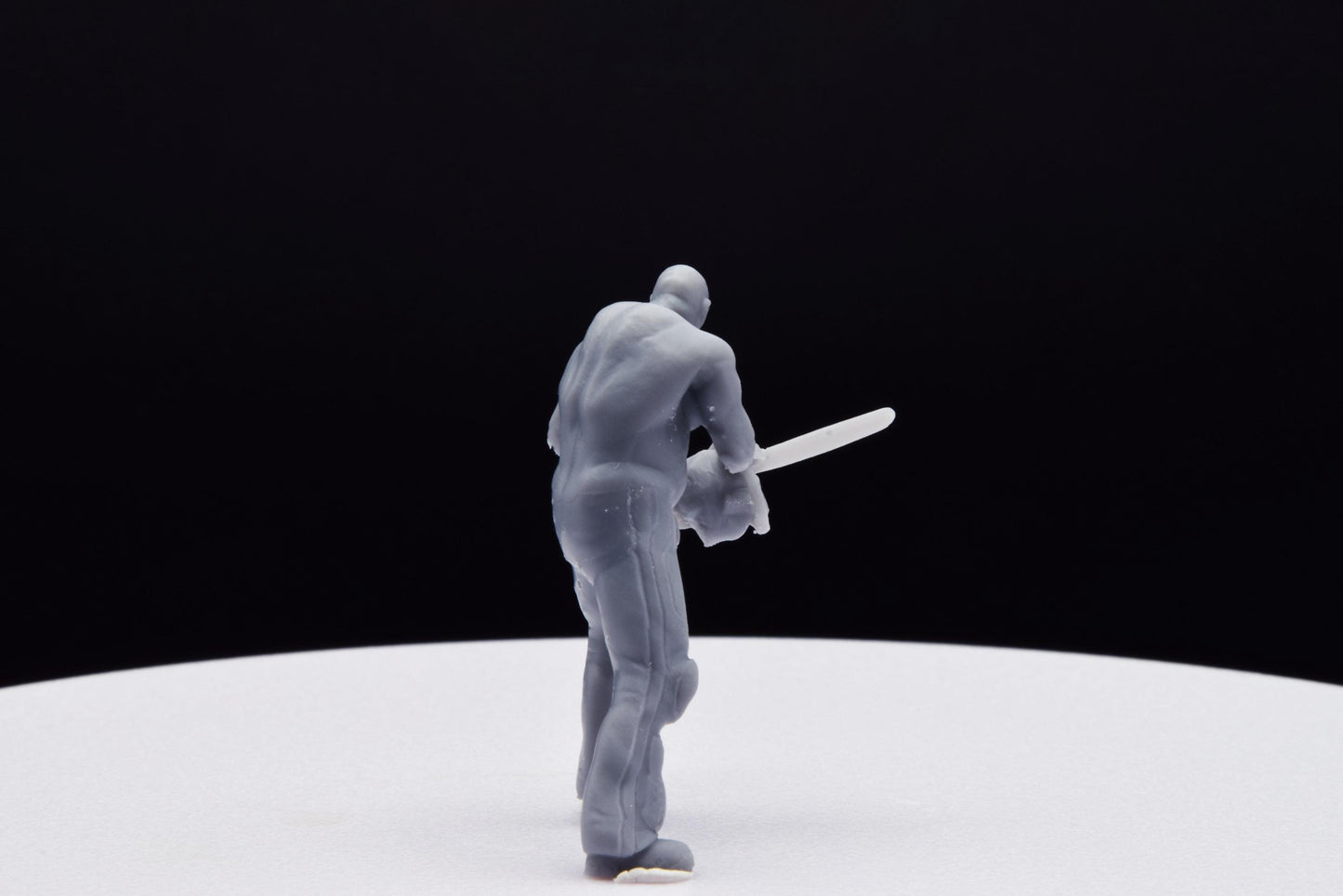 Doom Zombie Chainsaw Miniature - Fanmade - TheSTLSmith - 3D Printed with high quality resin for Skirmish/D&D games