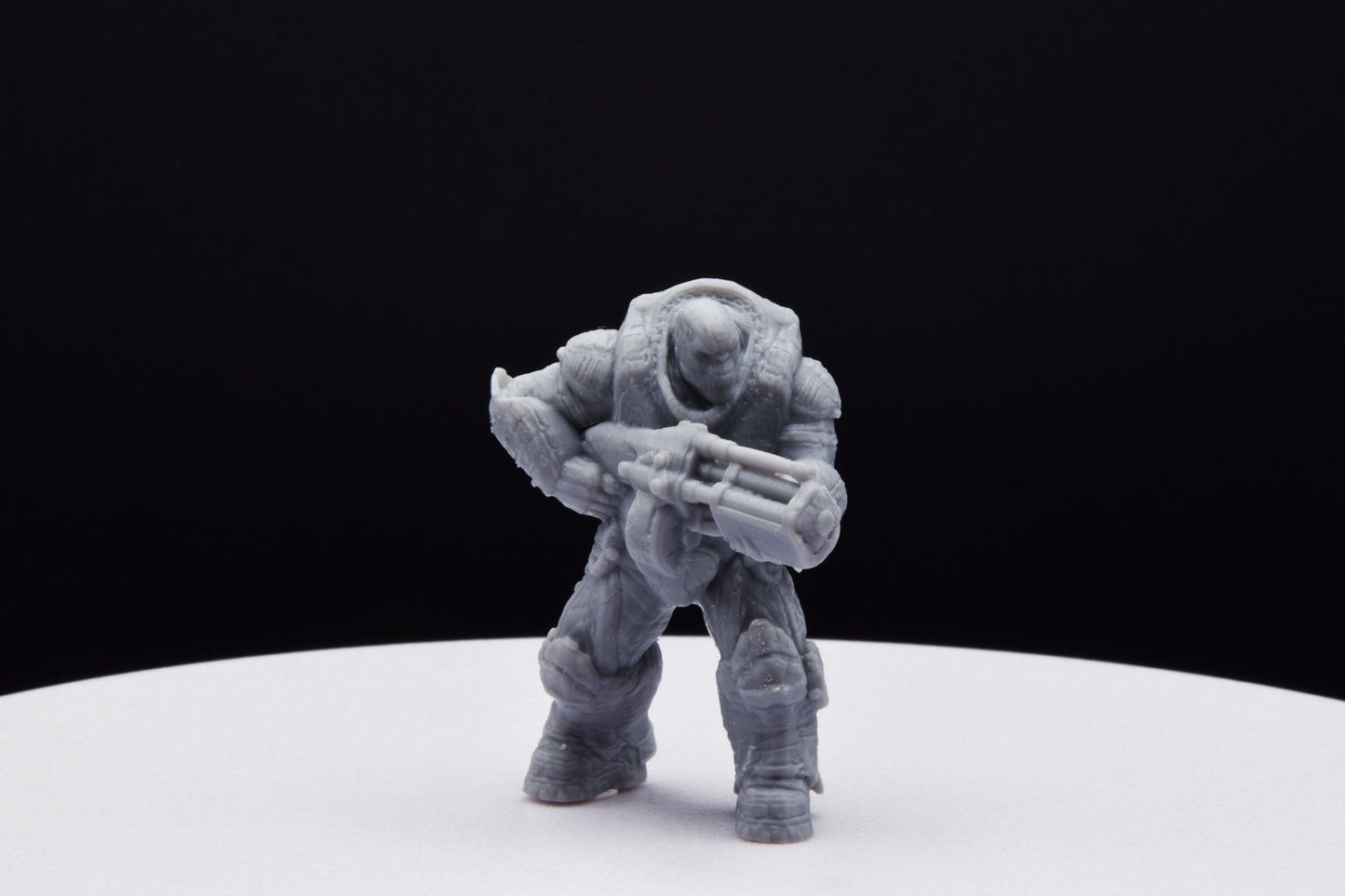Gears Of War Boomer Ot Miniature - TheSTLSmith - 3D Printed with high quality resin for Skirmish/D&D games