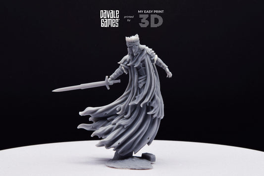 Shadow Commander of Anagar - Dead City - Davale Games - 3D Printed with high quality resin for LOTR/D&D games