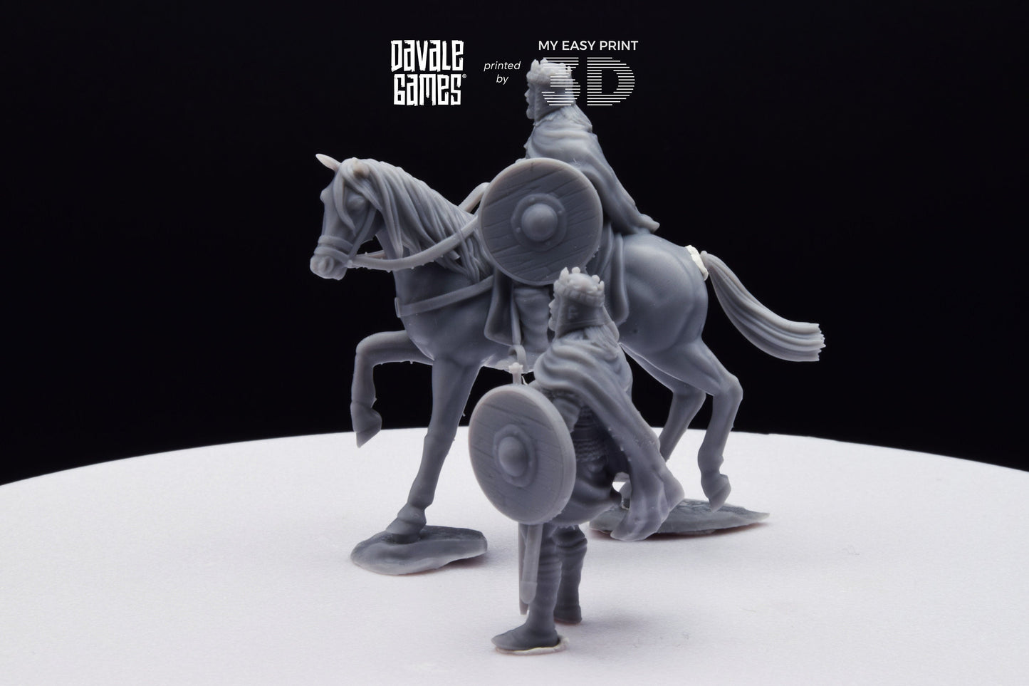 King Theodomir - Foot and Mounted - Davale Games - Historical games - 3D Printed with high quality resin