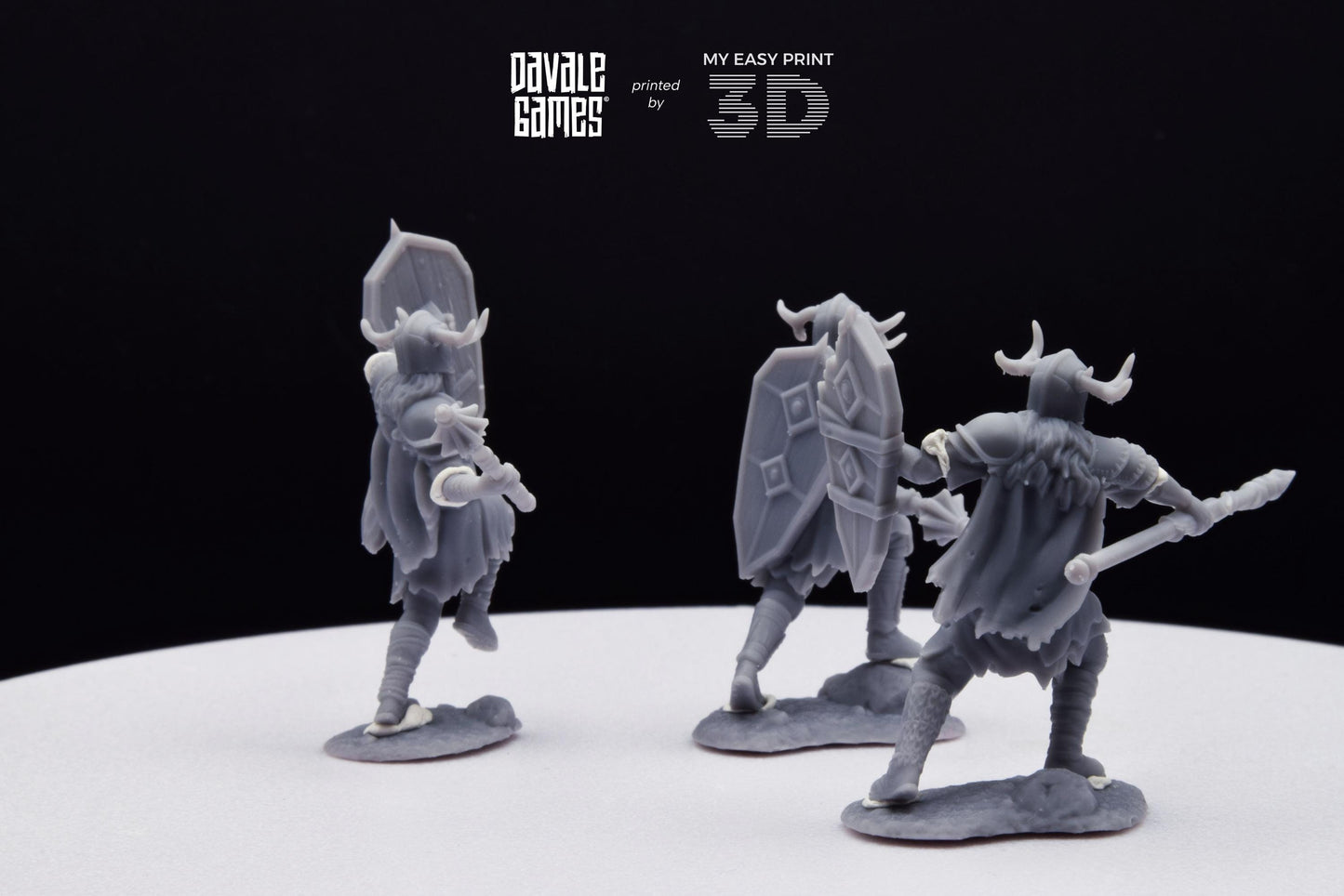 Khalüm Faction - Warriors Extra Poses - Dead City - Davale Games - 3D Printed with high quality resin for LOTR/D&D games