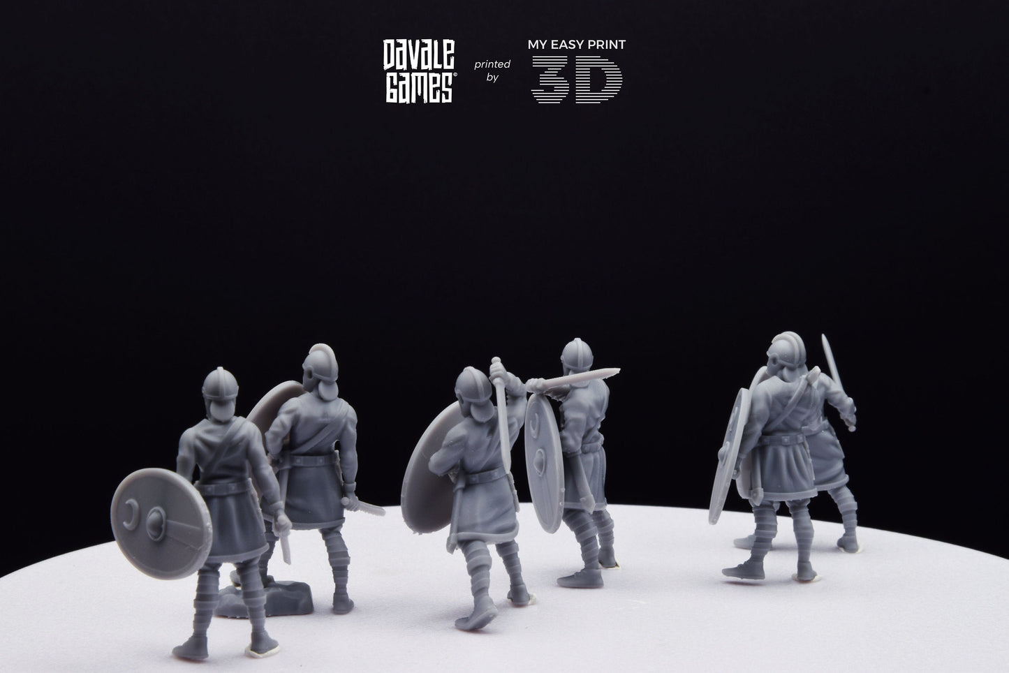 Roman Soldiers without Armour - Davale Games - Historical games - 3D Printed with high quality resin