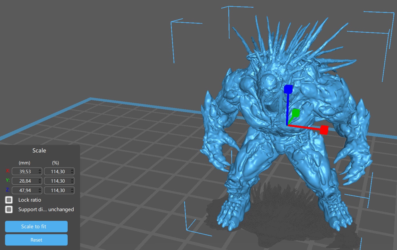 Gears Of War Matriarch Boss Miniature - GameQraft - 3D Printed with high quality resin for Skirmish/D&D games