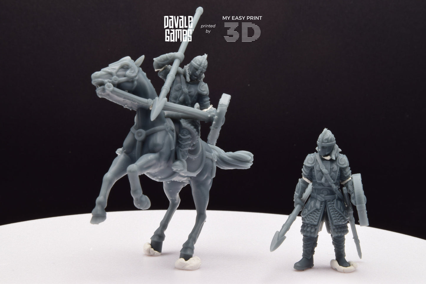 West Humans Prince - Foot and Mounted - Davale Games - 3D Printed with high quality resin for LOTR/D&D games