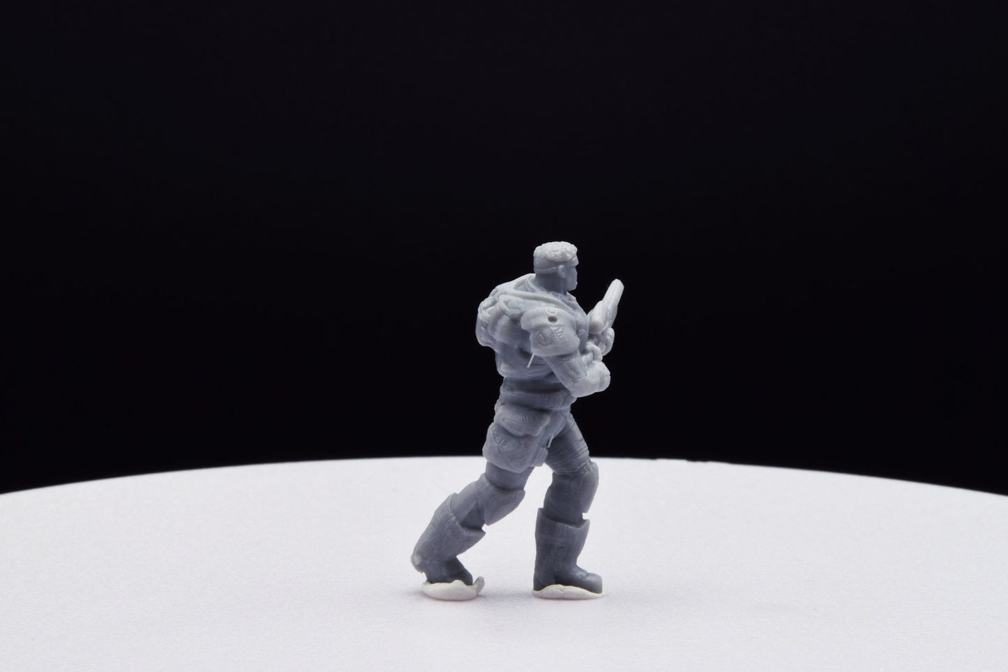 Gears Of War Damon Baird Winter Ot Miniature - TheSTLSmith - 3D Printed with high quality resin for Skirmish/D&D games