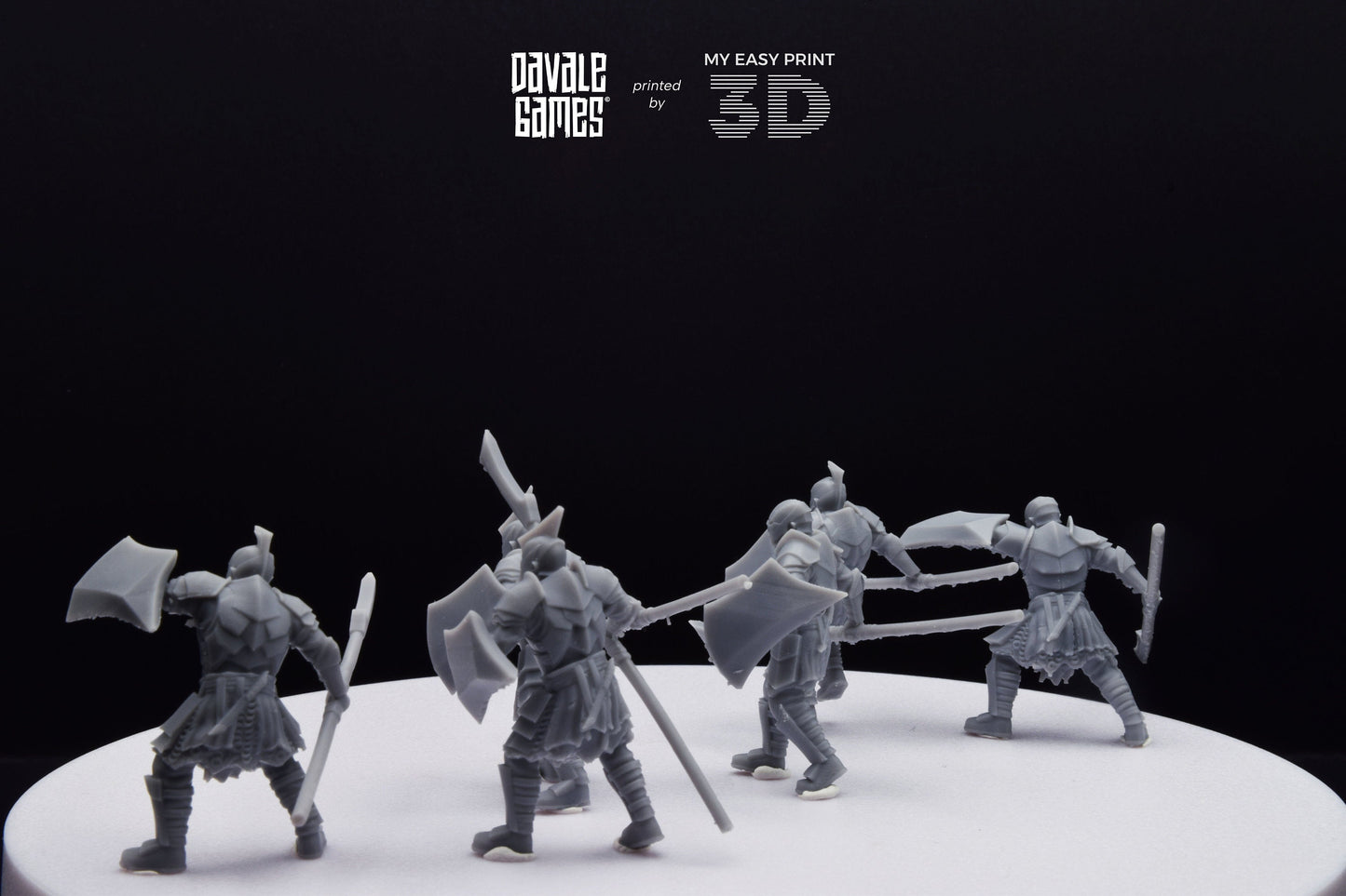 Super Orc Spearman - Davale Games - 3D Printed with high quality resin for LOTR/D&D games