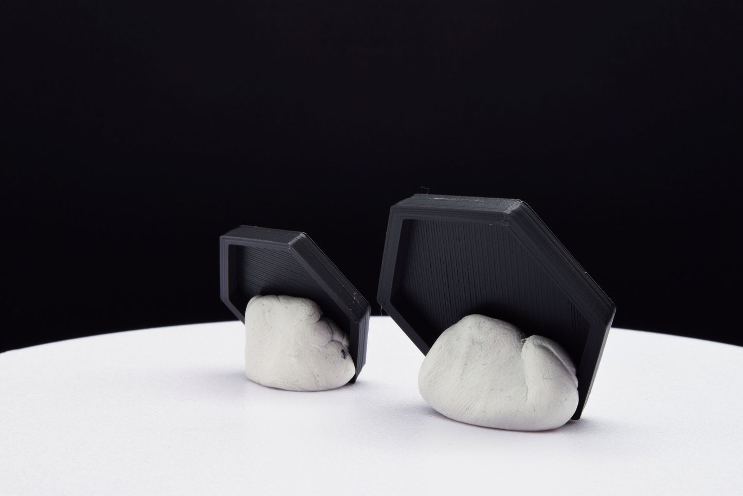 Hexagonal Bases for Miniatures - 20mm to 100mm - 3D Printed with high quality PLA+ for Tabletop Games/Wargames/D&D games