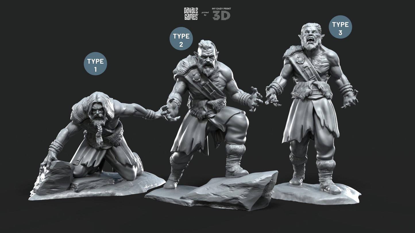Bersekers Halfwolf - Davale Games - Mythological games - 3D Printed with high quality resin