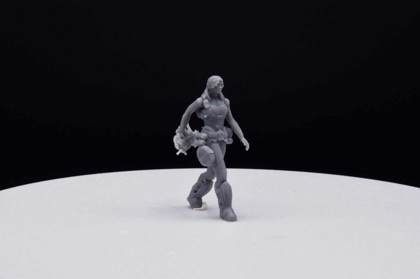 Gears Of War Anya Stroud Command Ot Miniature - TheSTLSmith - 3D Printed with high quality resin for Skirmish/D&D games