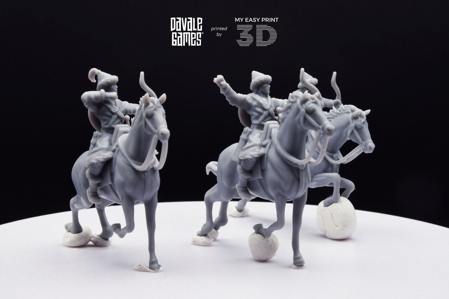 The Huns Mounted Archers - Battle of The Catalaunian Plains - Davale Games - Historical games - 3D Printed with high quality resin