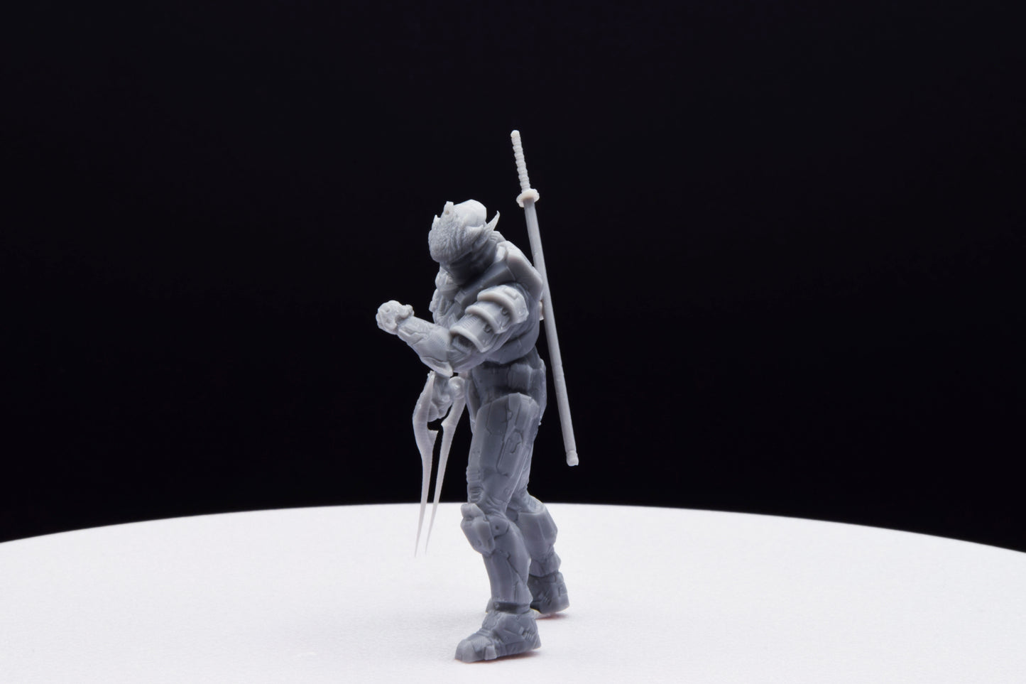 Halo Spartan Chief Hayabusa Miniature - TheSTLSmith - 3D Printed with High Quality Resin for Wargame/Skirmish/D&D