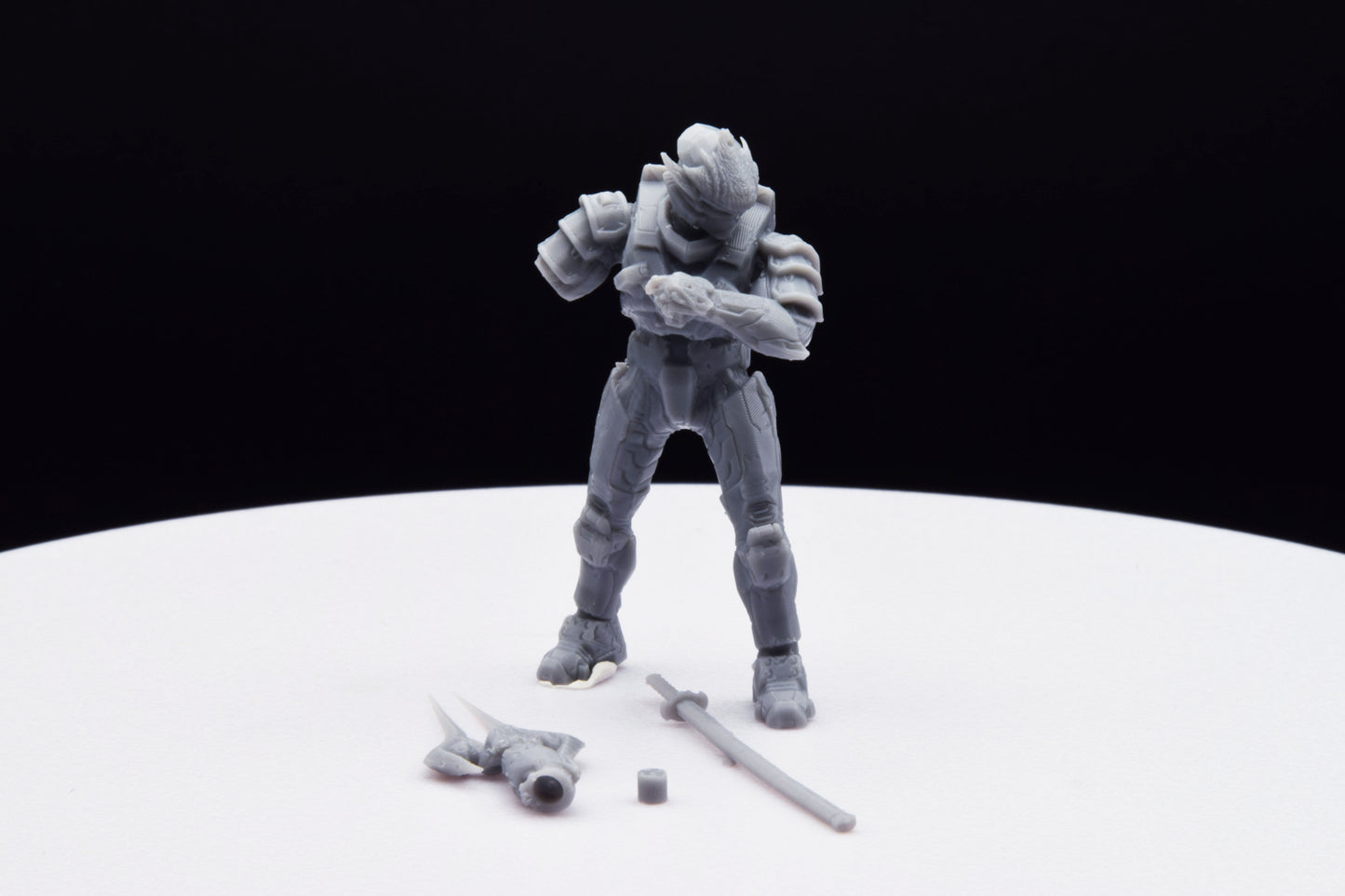 Halo Spartan Chief Hayabusa Miniature - TheSTLSmith - 3D Printed with High Quality Resin for Wargame/Skirmish/D&D