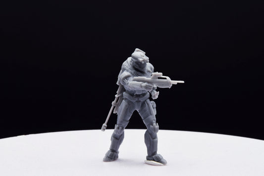 Halo Custom Spartan Type 1 Miniature - TheSTLSmith - 3D Printed with High Quality Resin for Wargame/Skirmish/D&D