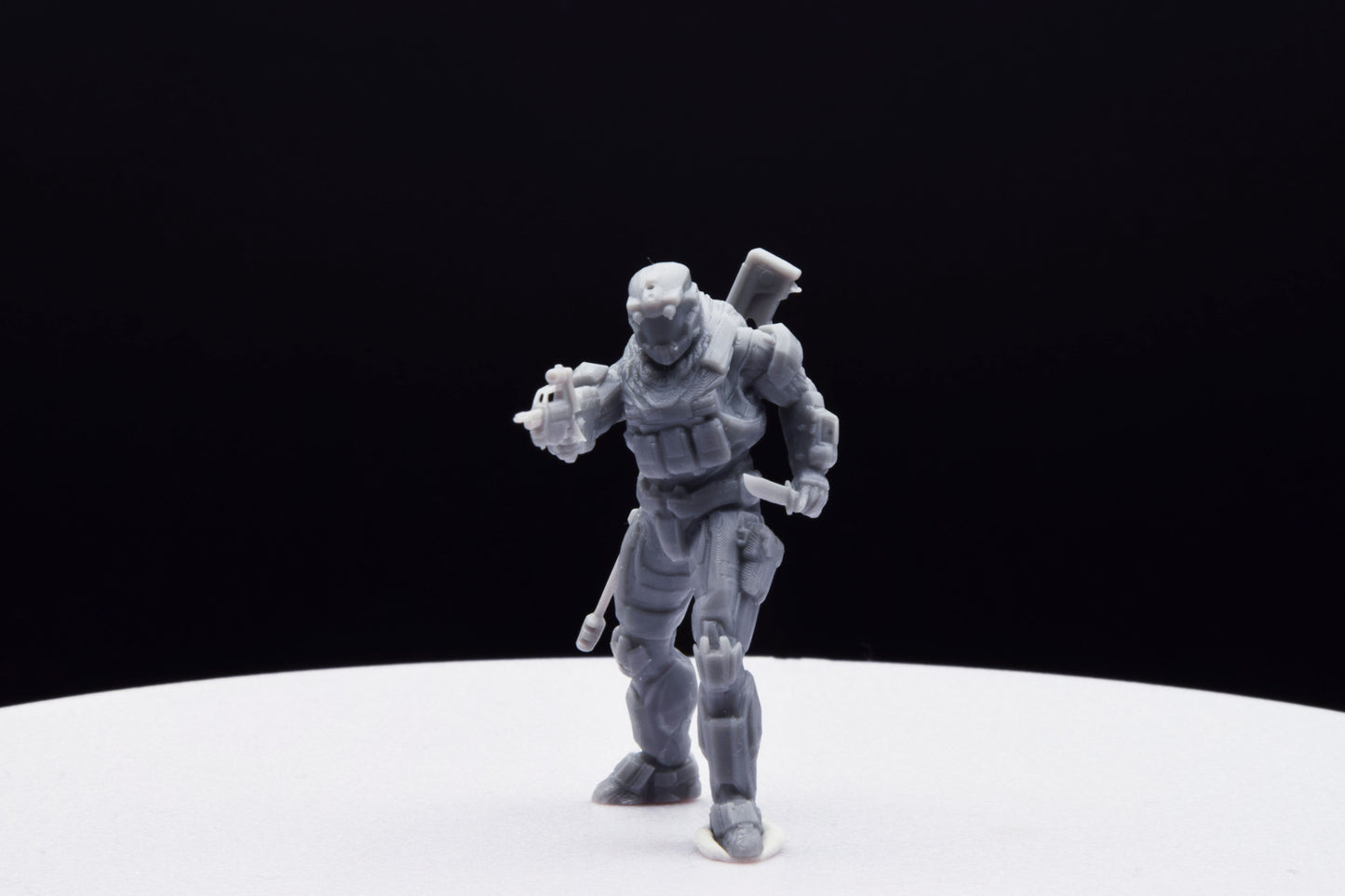Halo Custom Spartan Type 1 Miniature - TheSTLSmith - 3D Printed with High Quality Resin for Wargame/Skirmish/D&D