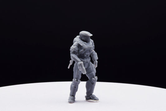 Halo Custom Spartan Type 5 Miniature - TheSTLSmith - 3D Printed with High Quality Resin for Wargame/Skirmish/D&D