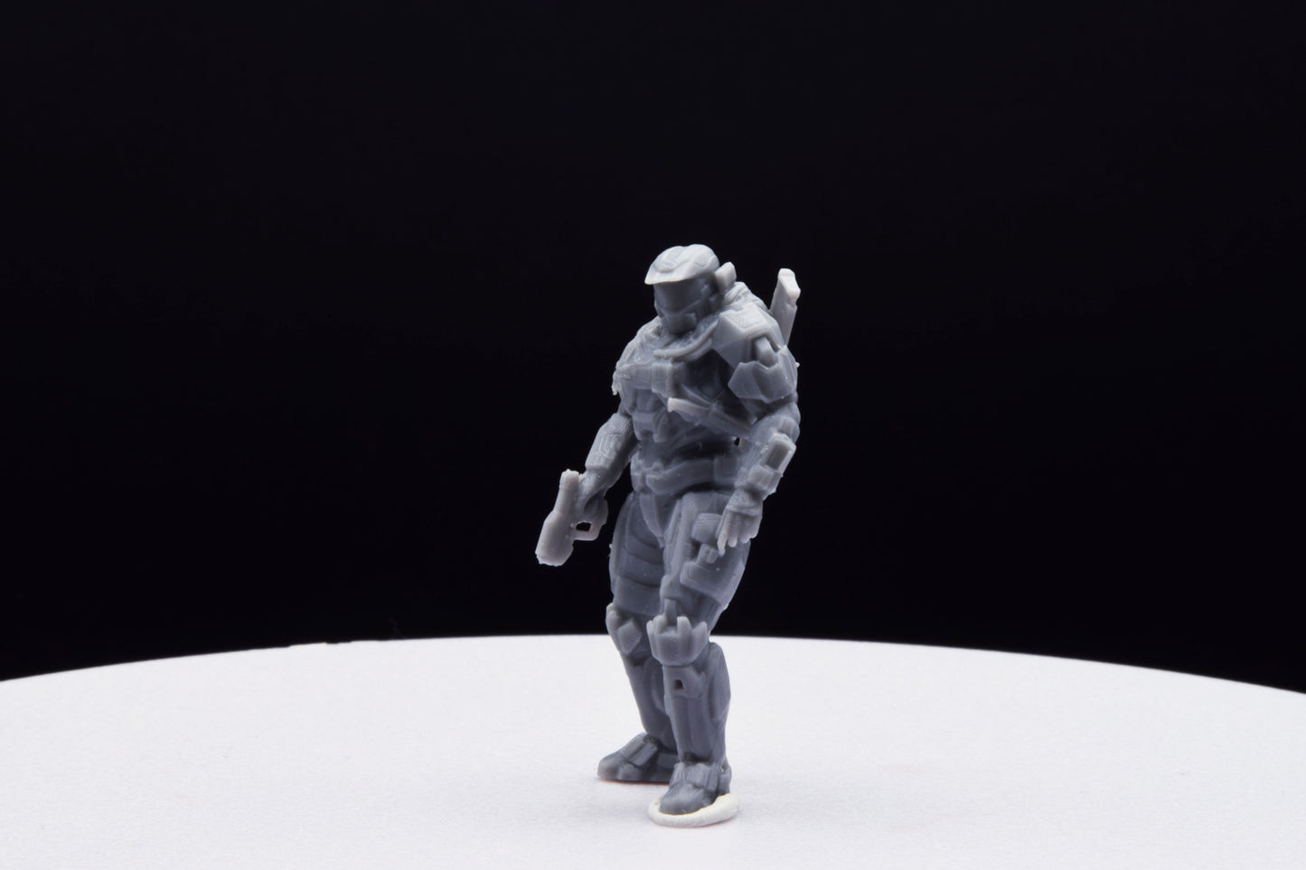 Halo Custom Spartan Type 5 Miniature - TheSTLSmith - 3D Printed with High Quality Resin for Wargame/Skirmish/D&D