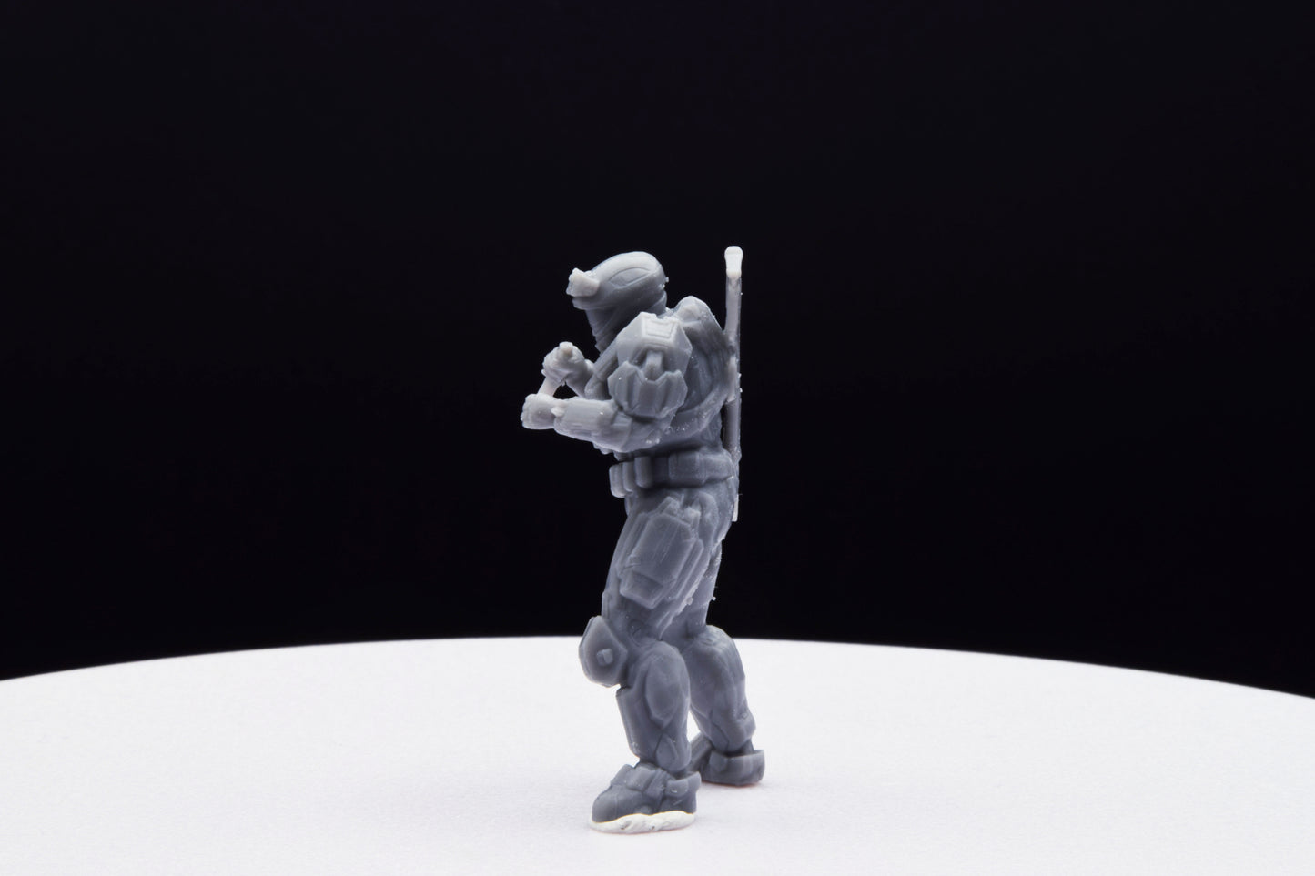 Halo Custom Spartan Type 10 Miniature - TheSTLSmith - 3D Printed with High Quality Resin for Wargame/Skirmish/D&D