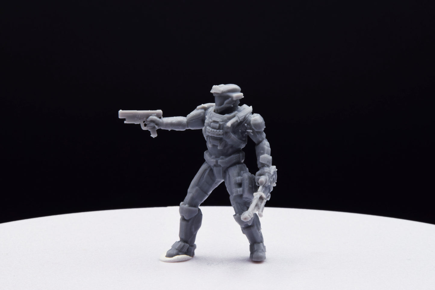 Halo Custom Spartan Type 12 Miniature - TheSTLSmith - 3D Printed with High Quality Resin for Wargame/Skirmish/D&D