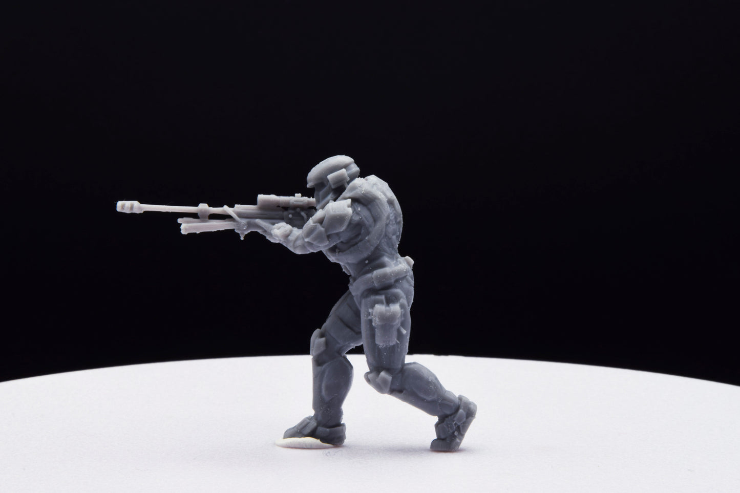 Halo Custom Spartan Type 3 Miniature - TheSTLSmith - 3D Printed with High Quality Resin for Wargame/Skirmish/D&D