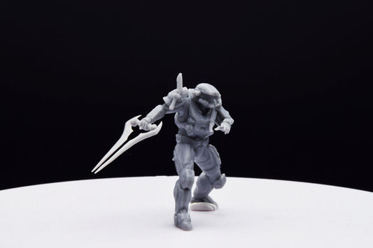 Halo Custom Spartan Type 6 Miniature - TheSTLSmith - 3D Printed with High Quality Resin for Wargame/Skirmish/D&D