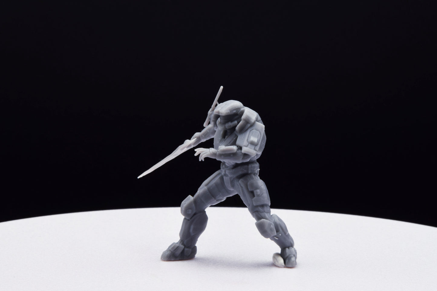 Halo Custom Spartan Type 6 Miniature - TheSTLSmith - 3D Printed with High Quality Resin for Wargame/Skirmish/D&D